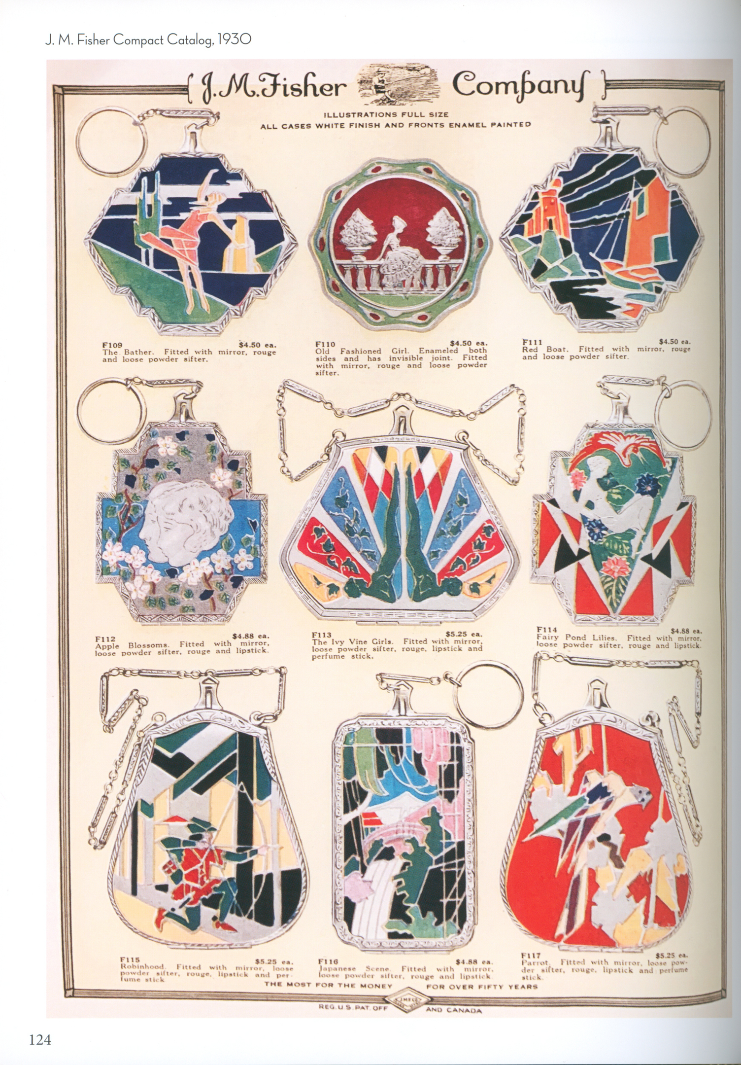 American Compacts of the Art Deco Era The Art of Elgin American, J.M. Fisher and Others
