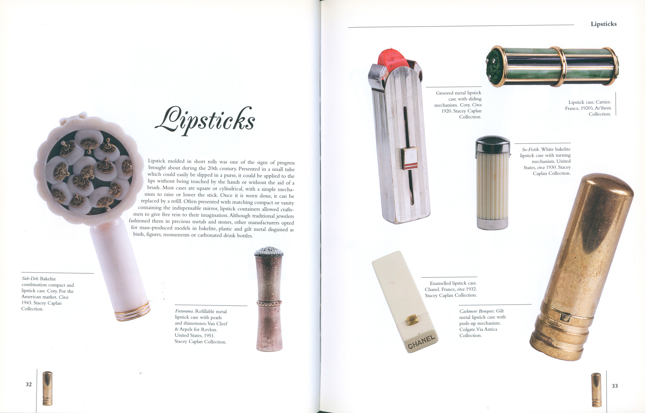 Divine Beauty The Art of Collectibles, Compacts - Lipsticks - Scent Bottles...