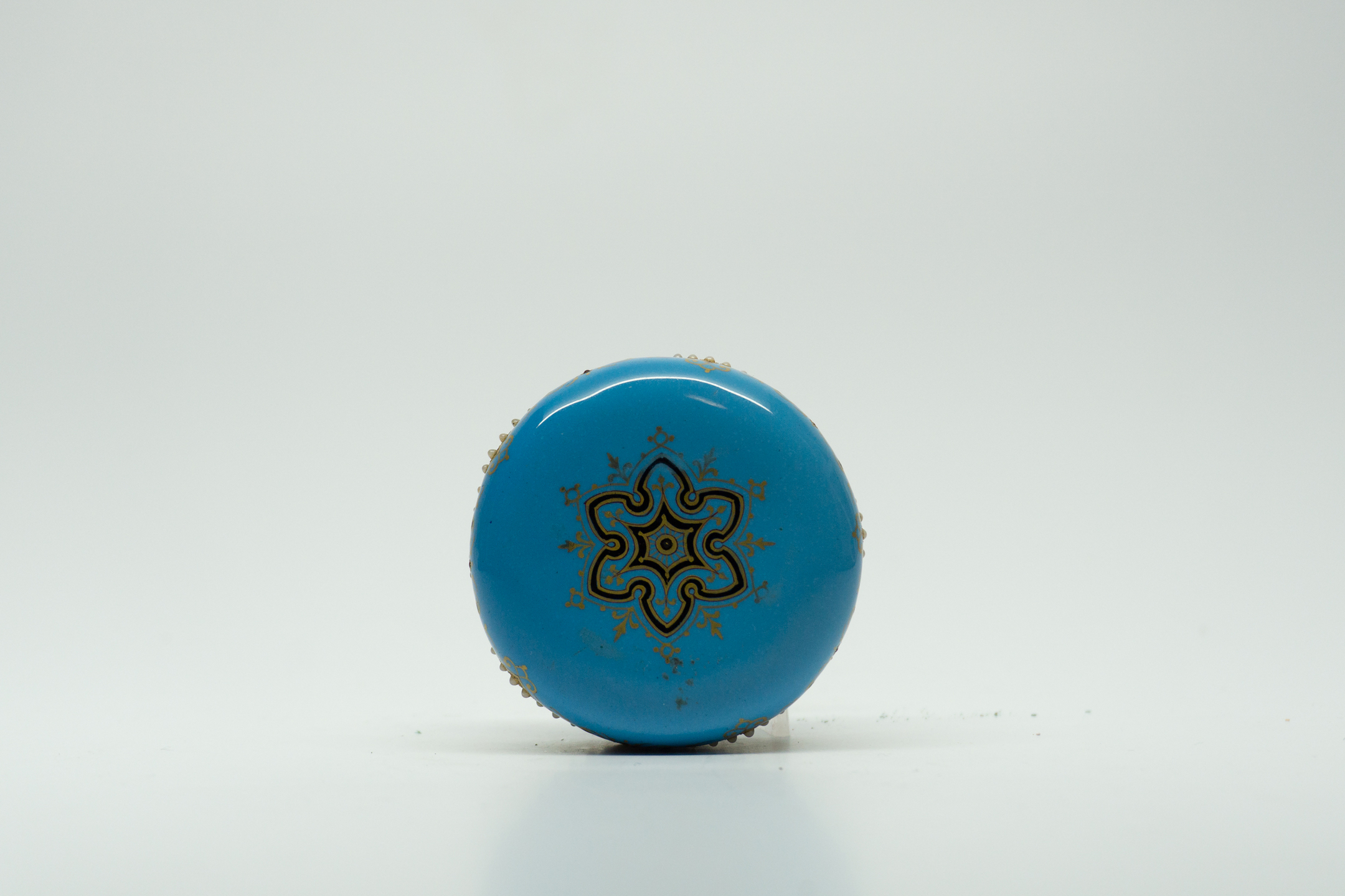 1950s Hand Painted Italian Powder Jar