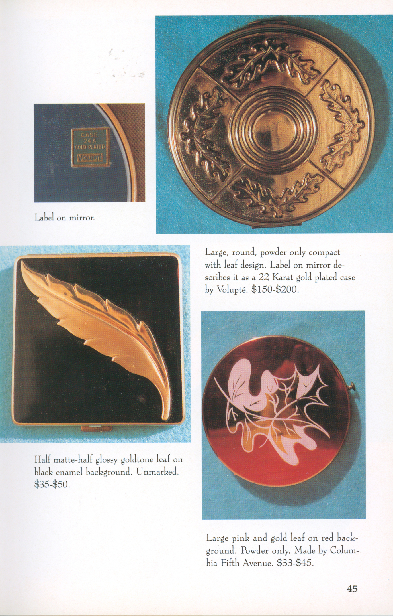 Compacts, Powder. and Paint with Values