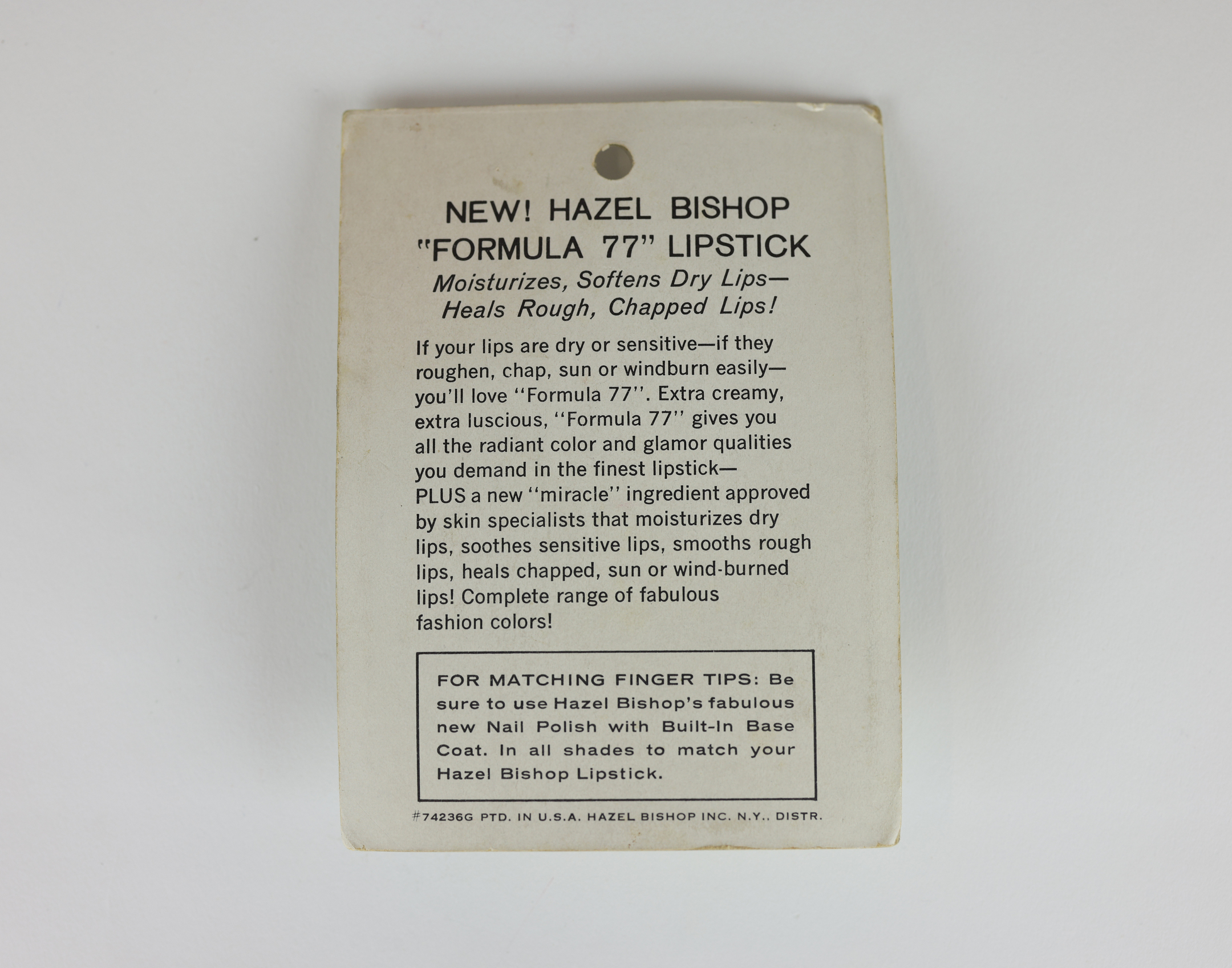 Hazel Bishop Extra-Creamy Lipstick