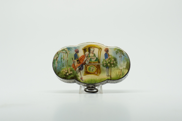 1950s Hand Painted Italian Compact